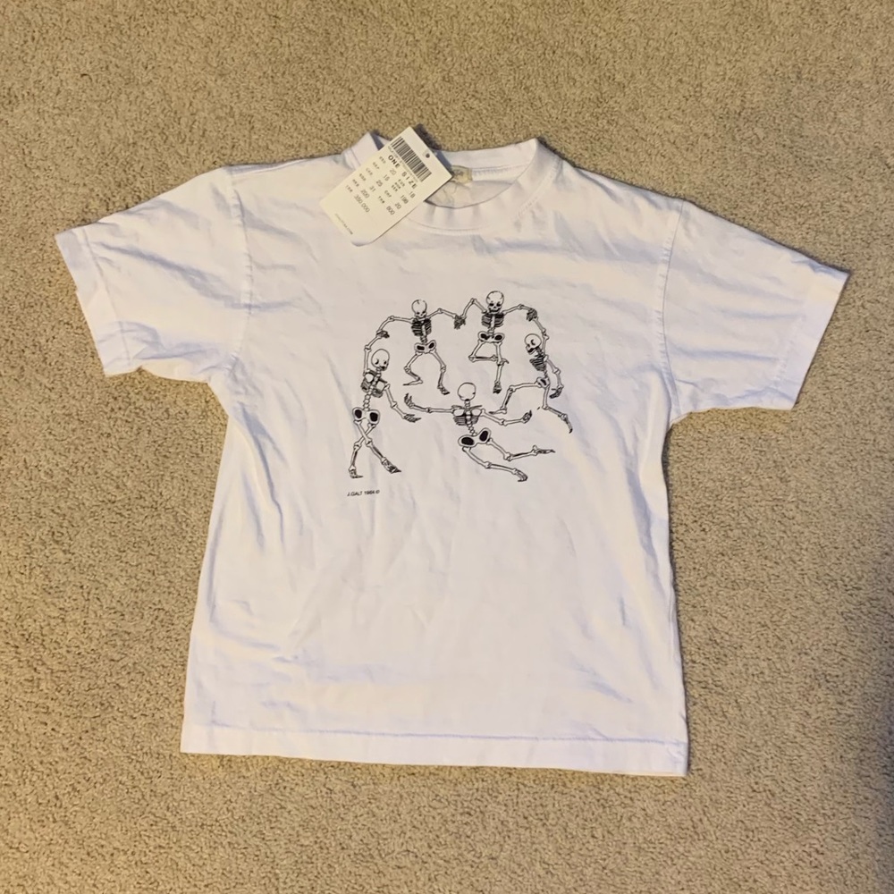 NWT Brandy Melville Dancing Skeletons Top